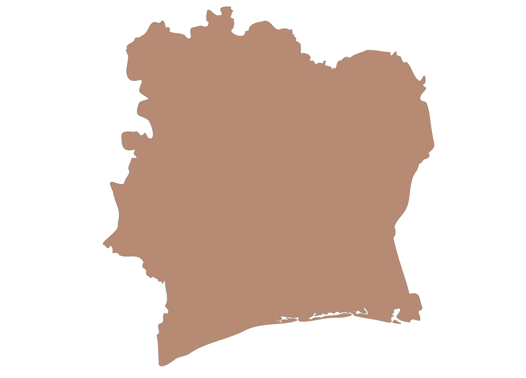 Carte pour les événements en Côte d'Ivoire