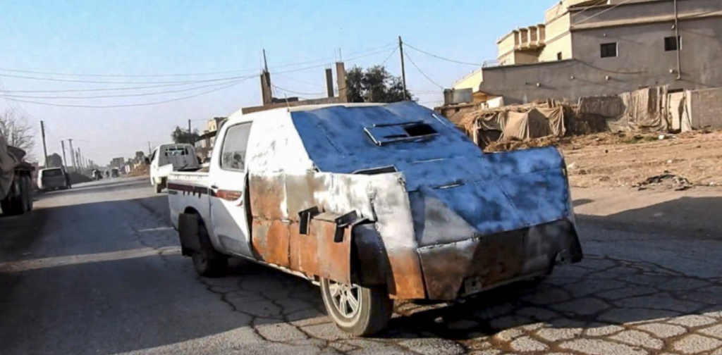 SVBIED used in Syria by the Islamic State