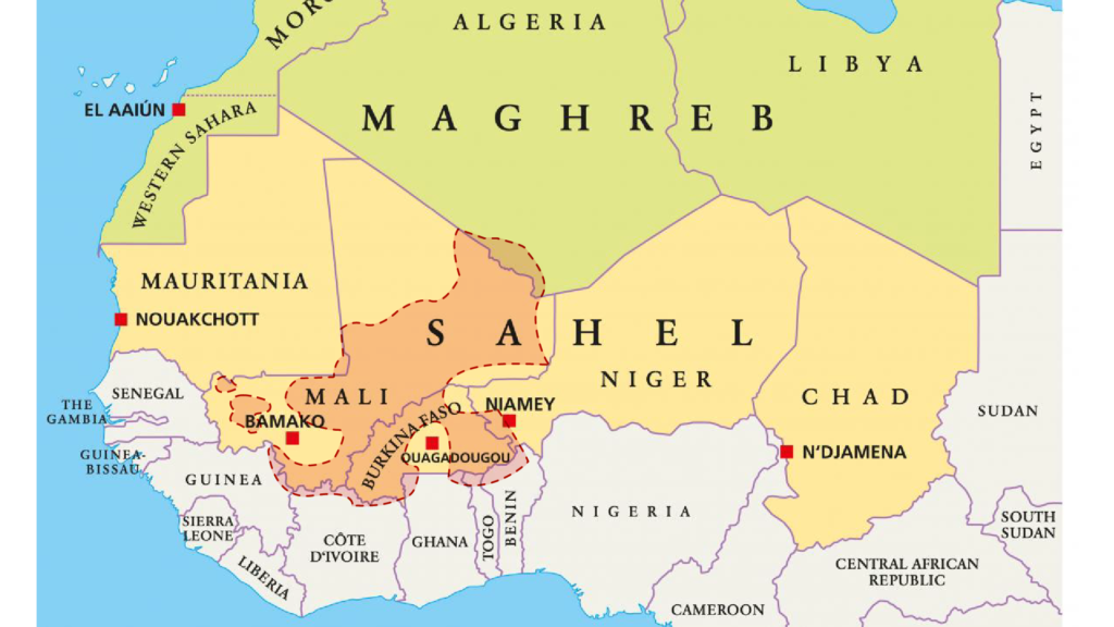 Carte d'Influence du JNIM au Sahel